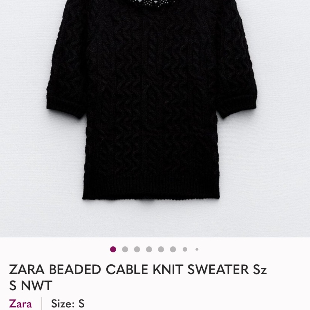 Zara Women's black sweater - Picture 2 of 2